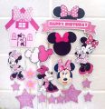 Minnie Mouse Theme Printable Picture Cake Topper Pack for To Decorate the Cake. 