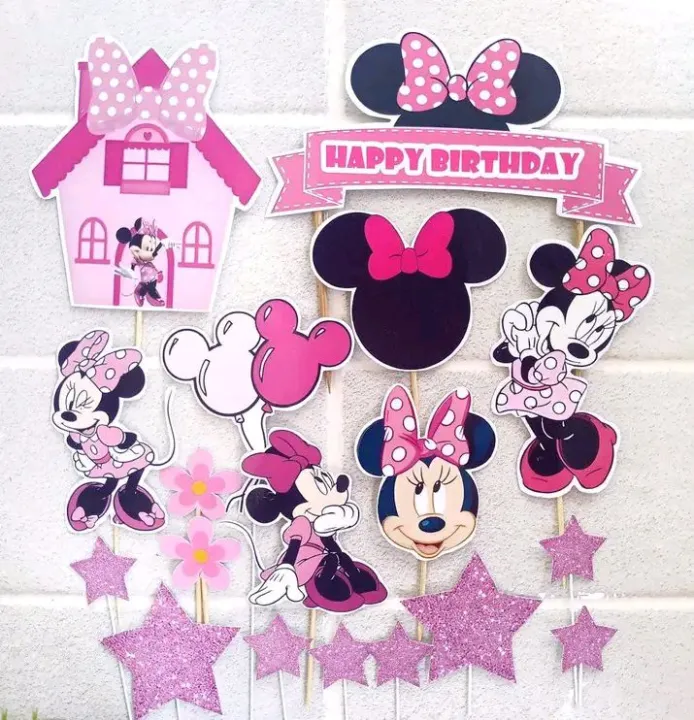 Minnie%20Mouse%20Theme%20Printable%20Picture%20Cake%20Topper%20Pack%20for%20To%20Decorate%20the%20Cake%20-%20Image%209