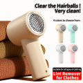 Portable Usb Lint Remover Electric For Clothes Rechargeable Hair Ball Trimmer machine for clothes For Sweater Fabric Shaver. 