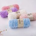 100g /Roll Velvet Yarn Crochet Knitting Yarn Soft Baby Yarn Chenille Yarn DIY Hand-Knitted Sweater Wool Yarn 120M. 