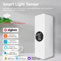 Tuya WiFi/zigbee Light Sensor Luminance Sensor Illumination Brightness Detector Home Automation with Smart Life Device Linkage. 