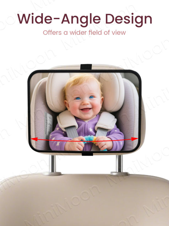 1pc%20Shatterproof%20Baby%20Car%20Mirror,%20Universal%20Rearview%20for%20Safe%20Monitoring%20of%20Car%20Seat,%20Easy%20to%20Install%20-%20Image%205