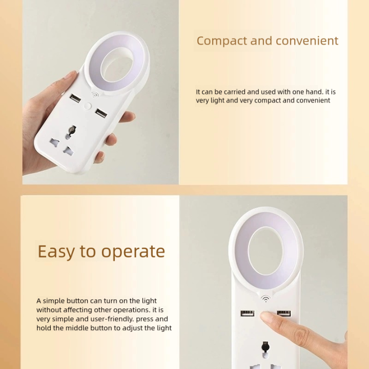 New%20LED%20Night%20Light%20Smart%20Remote%20Control%20Night%20Sensor%20Round%20Plug%20in%20With%20USB%20Bedroom%20Home%20Night%20Lamp%20-%20Image%203