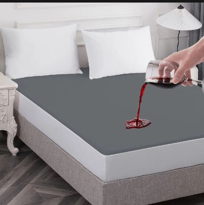 Grey%20Waterproof%20Fitted%20Sheets%20,%20Mattress%20Protectors%20All%20Size%20Available%20-%20Image%202