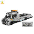 HUIQIBAO MOC Tow truck Model Building Blocks City trailer Bricks Toy for Kids Boy Children Adult Car Set home Decoration.