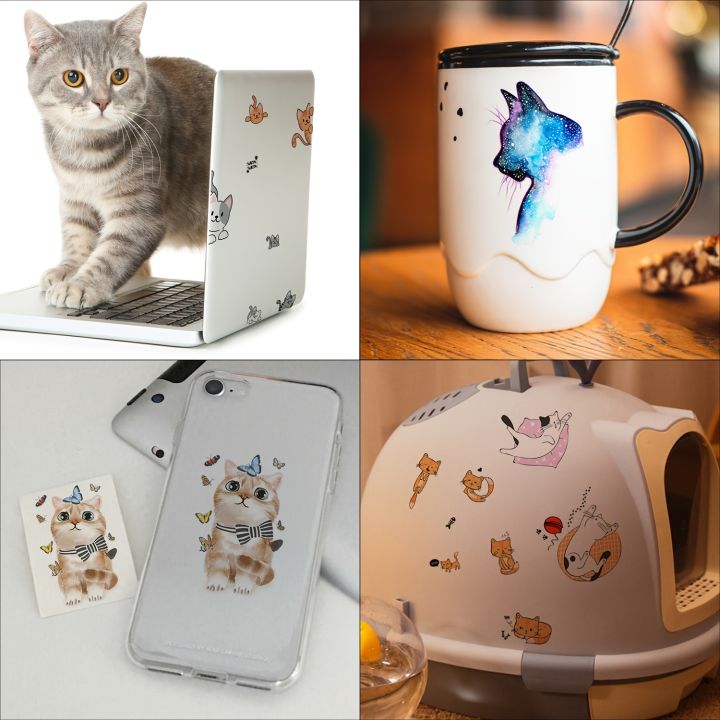 24%20Sheets%20Cute%20Cartoon%20Cat%20Temporary%20Tattoos%20Watercolor%20Cat%20Design%20Tattoo%20Sticker%20For%20Woman%20Kids%20Waterproof%20Face%20Hand%20Fake%20Tatto%20-%20Image%203