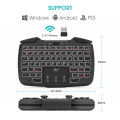 Rii RK707 2.4GHz Wireless Portable Game Controller Keyboard Mouse Combo Turbo Function for PC/Raspberry pi2/Android TV Google/TV. 