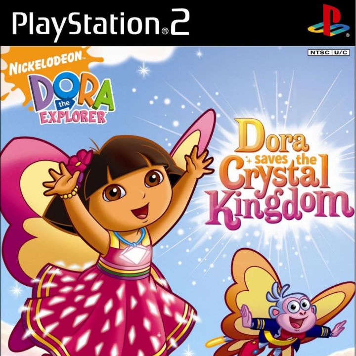 DORA Saves The Crystal Kingdom - PlayStation 2 / PS2 J-Break Modified System Game