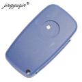 jingyuqin Flip Folding Remote Car Key Case Shell Cover Fob For FIAT Iveco Punto Ducato Stilo Panda Idea Doblo Bravo 2/3 Buttons.
