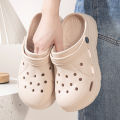 Women's Fashion Platform Sandals Summer 2025 Thick Sole Soft Eva Clogs Garden Shoes for Women Hollow Out Non Slip Beach Sandals. 