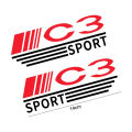 2PCS Car Rearview Mirror Stickers For Citroen Berlingo C1 C2 C3 C4 C4L C5 C6 C8 C-Crosser C-ELYSEE Jumpy Nemo PICASSO Xsara VTS. 