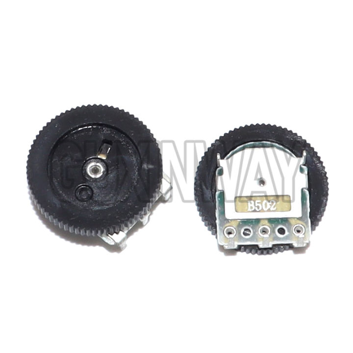 10pcs Single Gear Dial Potentiometer 1K 5K 10K 20K 50K 100K Ohm Volume ...