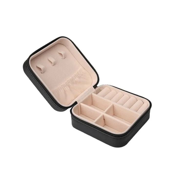Latest Jewelry Organizer Box ,for Travelling Leather Box ,Hair Accessories ( Black)
