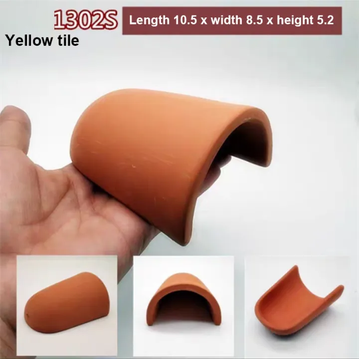 Ceramic%20Reptile%20Hide%20Cave%20Pets%20Lizard%20Turtle%20Reptile%20Habitat%20Shelter%20Landscape%20Decoration%20Moisture%20Keeping%20Breeding%20Dodge%20Hole%20-%20Image%205
