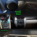 30/50CM High Gloss Texture Black Gold 2D Car Body Interior Accessorie Vinyl Decoration Films Car Carbon Fiber Vinyl Wrap Sticker.
