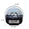 Disco Light, party light, USB flash light, music rhythm, RGB light, portable party light, room light, ready to ship from Thailand. 