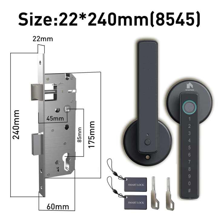 WINFREE%20Smart%20Fingerprint%20Door%20Lock%20Tuya%20Bluetooth%20Keyless%20Entry%20Smart%20Door%20Lock%20Alexa%20Google%20Assistant%20Interior%20Wooden%20Door%20-%20Image%207