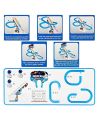w
Astronaut Space Slide Track Racing Toys for Kids - Small Space Cartoon Stair Climbing Toys for Kids, Escalator Toy with Lights and Music - 3 Space Cartoon Toy Included. 