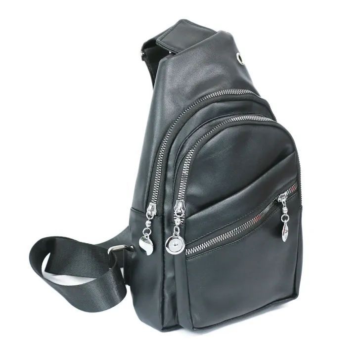 Daraz Men's Cross Chest Bag Leather Cross Body Bag For Men