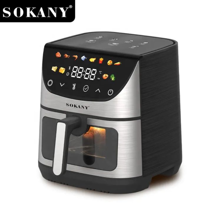 Sokany%20Healthy%20Air%20Fryer%20(SK-10067)%209.5L%20Large%20Size%20Digital%20Touch%20Air%20Fryer%20With%20Viewing%20Window%20And%2012%20Preset%20Menus,%202400W%20-%20Image%203