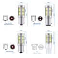 2pcs PY21W P21 5W 1156 Ba15s 1157 Bay15d 33 SMD Led Car Flash Brake Bulbs Lights Reverse Parking Lamps. 