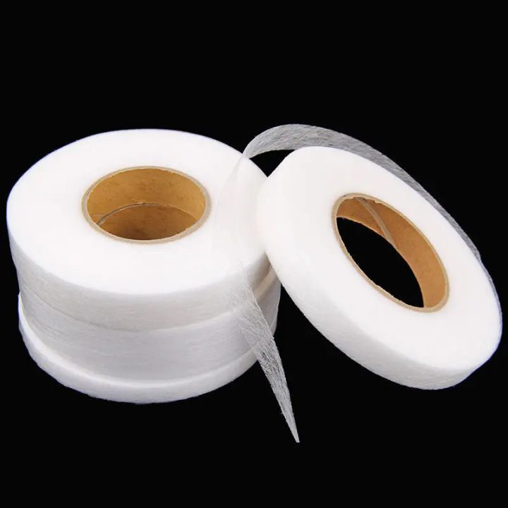 1/2/3pcs%2064Meters%20Black%20White%20Double-sided%20Interlining%20Adhesive%20Fabric%20Clothes%20Iron%20On%20Hem%20Tape%20Interlining%20Web%20DIY%20Sewing%20-%20Image%204
