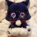 23cm Anime Genshin Impact Scaramouche Cat Cute Plush Doll Wanderer Pet Cosplay Stuffed Pillow Toy Birthday .