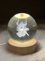 Radha Krishna Crystal Ball Lamp. 