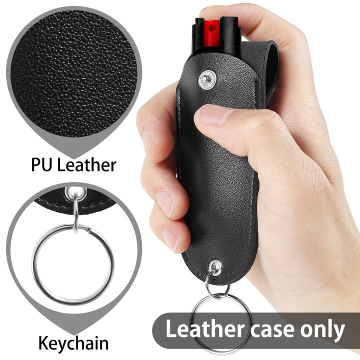 Pepper%20Spray%20Pouch%20PU%20Leather%20Pepper%20Spray%20Holster%20Mini%20Portable%20Top%20Flap%20Pepper%20Spray%20Holder%20Self%20Defense%20Spray%20Keychain%20-%20Image%203