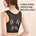 Women's Breathable Chest Breast Binder Wireless Chest Wrap Bandage Thin Short Vest Underwear Les Buckle Tomboy Bra.