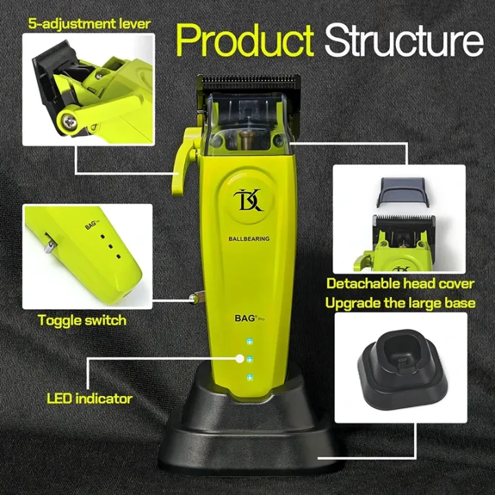 DKBAG%20DK-079%20Professional%20Cordless%20Hair%20Clipper,%20Brushless%20Motor,%205-speed%20Adjustment,%20Fast%20Charging,%20All%20Aluminum%20Alloy%20Body%20-%20Image%206