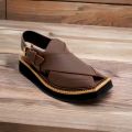 Handcrafted Kaptan Chappal Peshawari Chappal with Premium Quality | Synthetic Leather uppar and tyre rubber sole summer wear taditional style with classic look. 