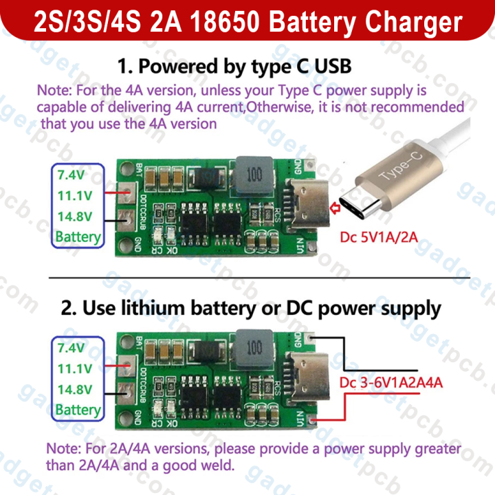Multi-Cell%202S/3S/4S%202A%20Boost%20Charging%20Module%20Type-C%20USB%202S%20BMS%203S%20BMS%204S%20BMS%20Lithium%20Li-ion%20Battery%20Charging%20Protection%20Board%208.4V%2012.6V%2016.8V%20Step-Up%20Power%20Charger%20Module%20-%20Image%203