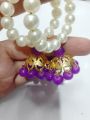 offwhite round hoop earrings for beautifull girls and women- Elegant and timeless pearl earrings for A fashionable look. 