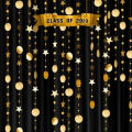 Gold Twinkle Star Garlands Hanging Moon Stars Decorations Birthday Streamer Baby Shower Wedding Decor Graduation Party Supplies. 