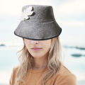 Sauna Felt Cap Bath Hat Sauna Hat Diameter 15.5cm Durable Good Water Absorption Hand Wash Recommended Portable for Men Women. 