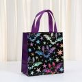 4-Piece Cartoon Printed Halloween Candy Packaging Bags For Holiday Party Party Shopping Bags Handheld Non-woven Bags.