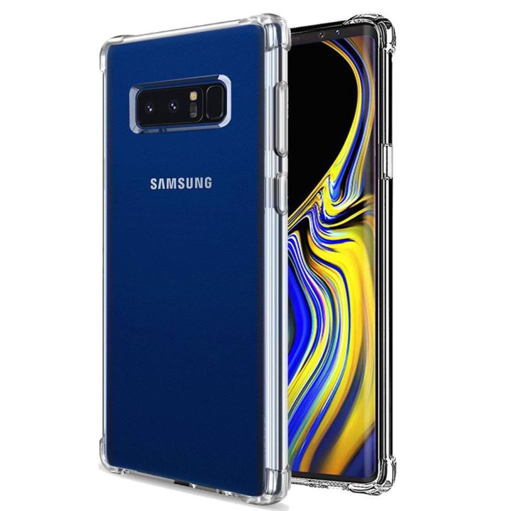 Clear Thick Transparent Back Cover For Samsung Galaxy Note 8