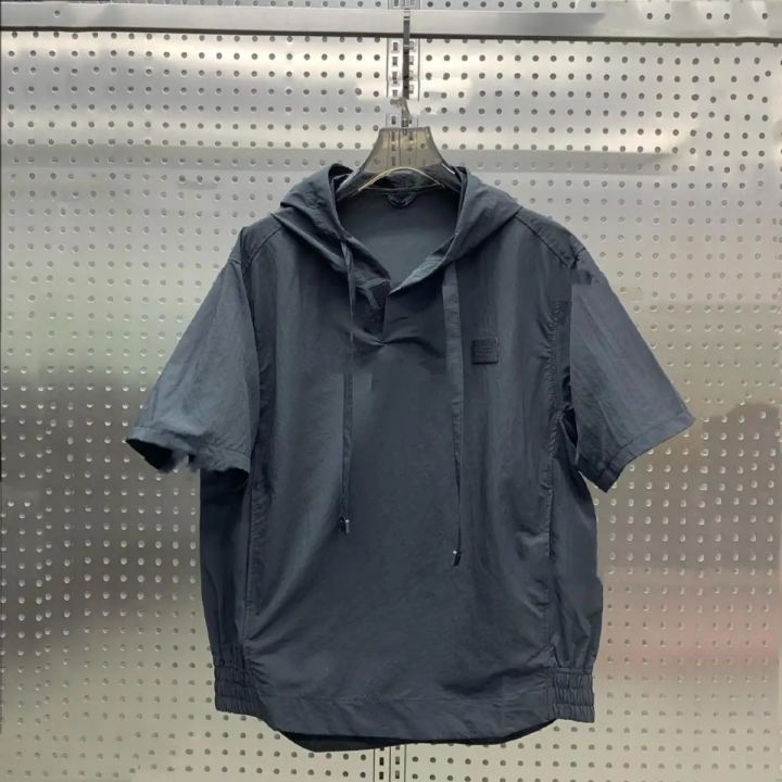 Summer%20Thin%20Breathable%20Sunscreen%20Men%20Hooded%20Short%20Sleeve%20Top%20And%20Shorts%20Two%20Piece%20Set%20%20Hoodie%20Suits%20Casual%20Loose%20Outfits%20Outwear%20-%20Image%202