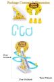 Climbing Ducklings Cartoon Race Track Set Little Lovely Duck Slide Toy Escalator Toy with Lights and Music (3 sliding ducks), Multi. 