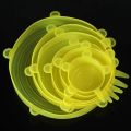 Silicone Cover Stretch Lids Reusable Durable For Fresh Food Leftovers Keep Food Fresh Washable Cookware Bowl Microwave Cover. 