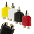 RCA Male to Dual RCA Female Y Splitter Audio Video Adapter.