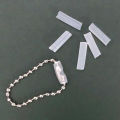 Pack Bead Chain Key Ring Covers; Anti-drop Acrylic Card Chain Protector. 