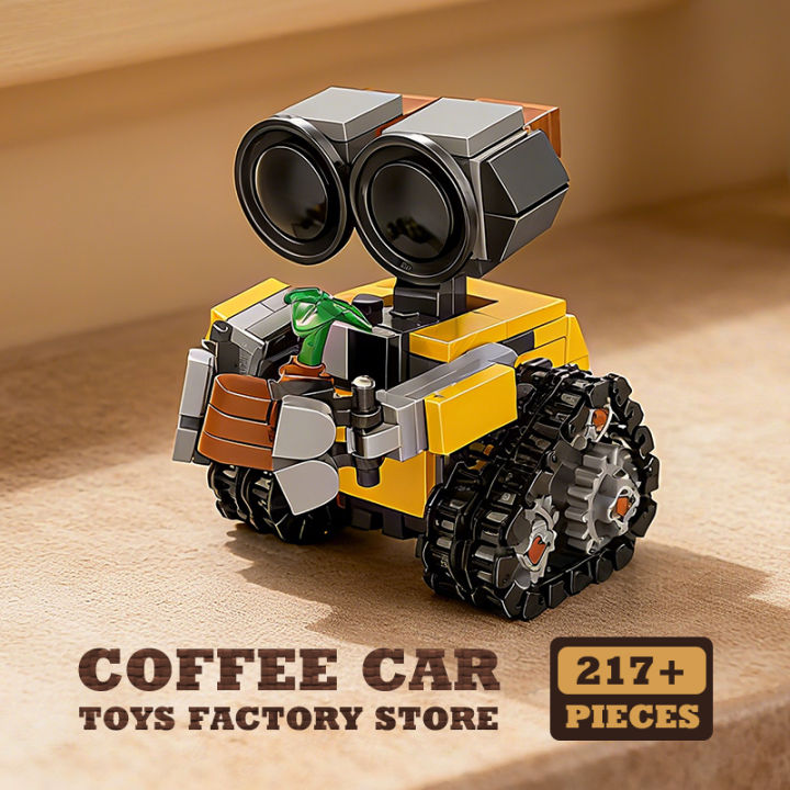 Space Mini Robot MOC Building Bricks Toys 217Pcs Tracked Bot Model Classic Movie Sci-Fi Blocks Dolls Kids Adult Christmas