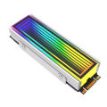 5V/3Pin ARGB AURA Sync Computer 2280 SSD M2 Radiator Aluminum PC RGB M.2 Nvme Cooler Heatsink Solid State Drive Heat Sink Cooler. 