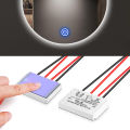 12V 5A LED Dimmer Switch Capacitive CCT Adjustable Touch Sensor Switch For Bathroom Mirror Light Backlight Decoration. 