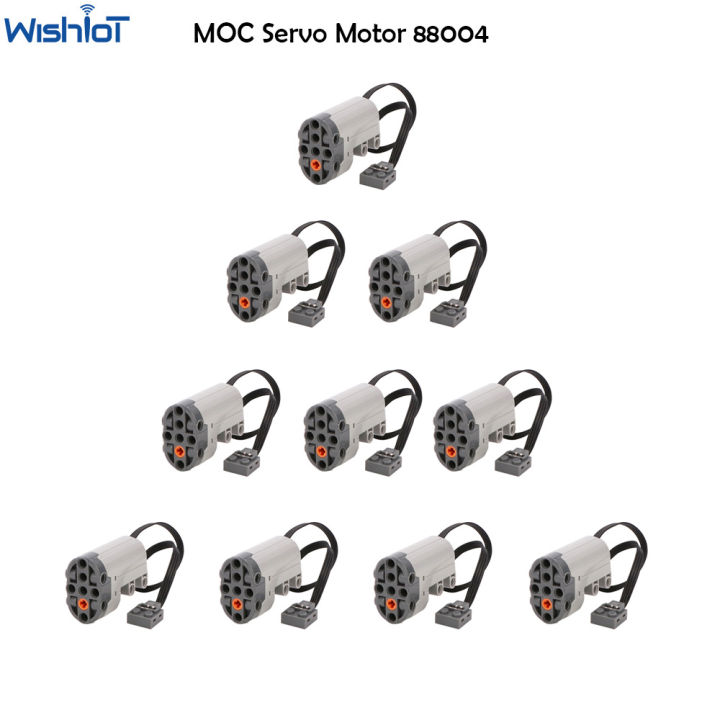 Power Functions 88004 Servo Motor Technical Parts Compatible with legoeds Building Blocks MOC Brick Power Up Car Truck Steering