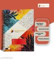 Big Size Rough Work Notebooks (3 Pcs) Ring Binding Single Line Registers With Durable & Smooth Writing Pages - Imported Notebooks. 