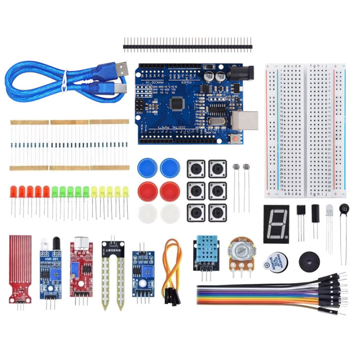 Basic%20Starter%20Kit%20for%20Arduino%20Uno%20Set%20R3%20DIY%20Kit%20-%20R3%20Board%20/%20Breadboard%20+%20Retail%20Box%20-%20Image%204