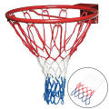 Standard Basketball Net Durable Nylon Thick Thread Three Color Universal Basketball Net Mesh Replacement. 